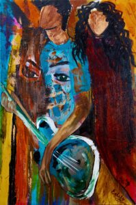 Love and Music, 2017 Oil on canvas 24x36