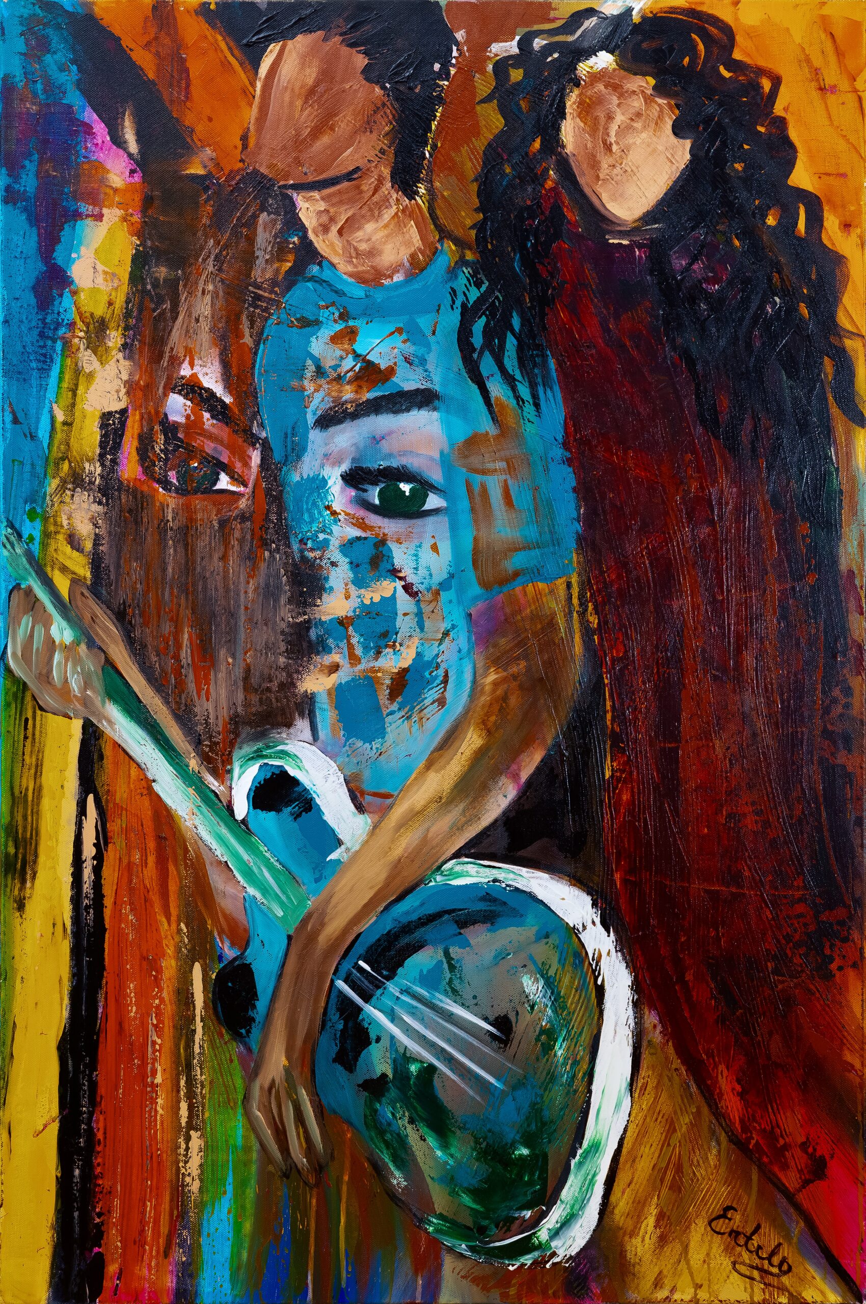 Love and Music, 2017 Oil on canvas 24x36