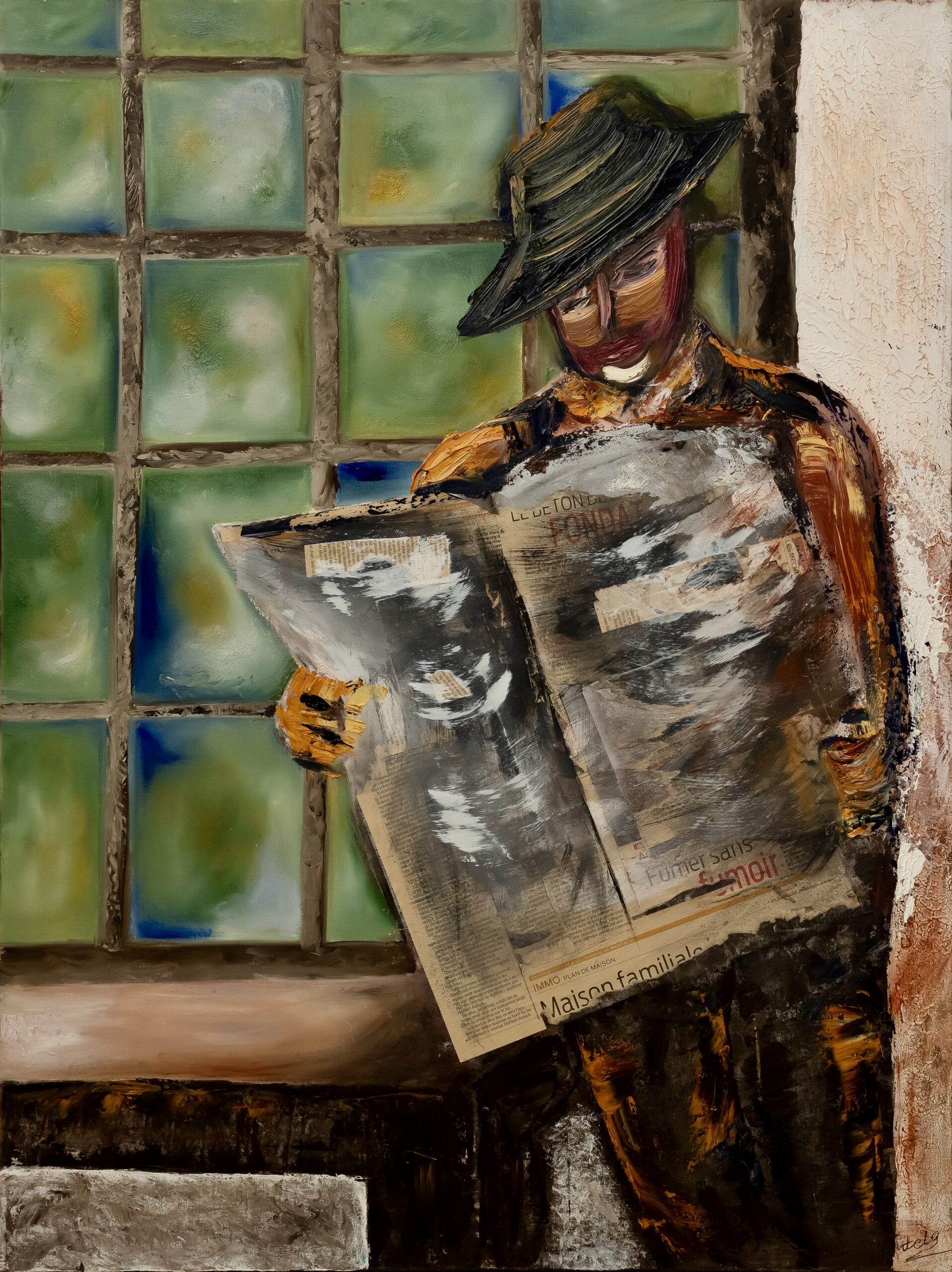 Sunday Morning, 2020 oiloncanvas 30x40