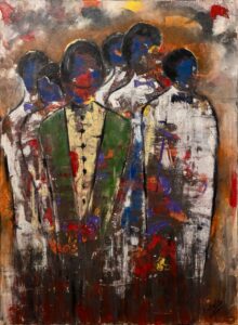 White Coat, 2018 oil on canvas 36x48